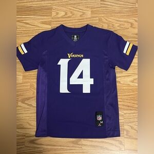 Minnesota Vikings Stefon Diggs #14 Jersey Youth Medium NFL Team Apparel Purple